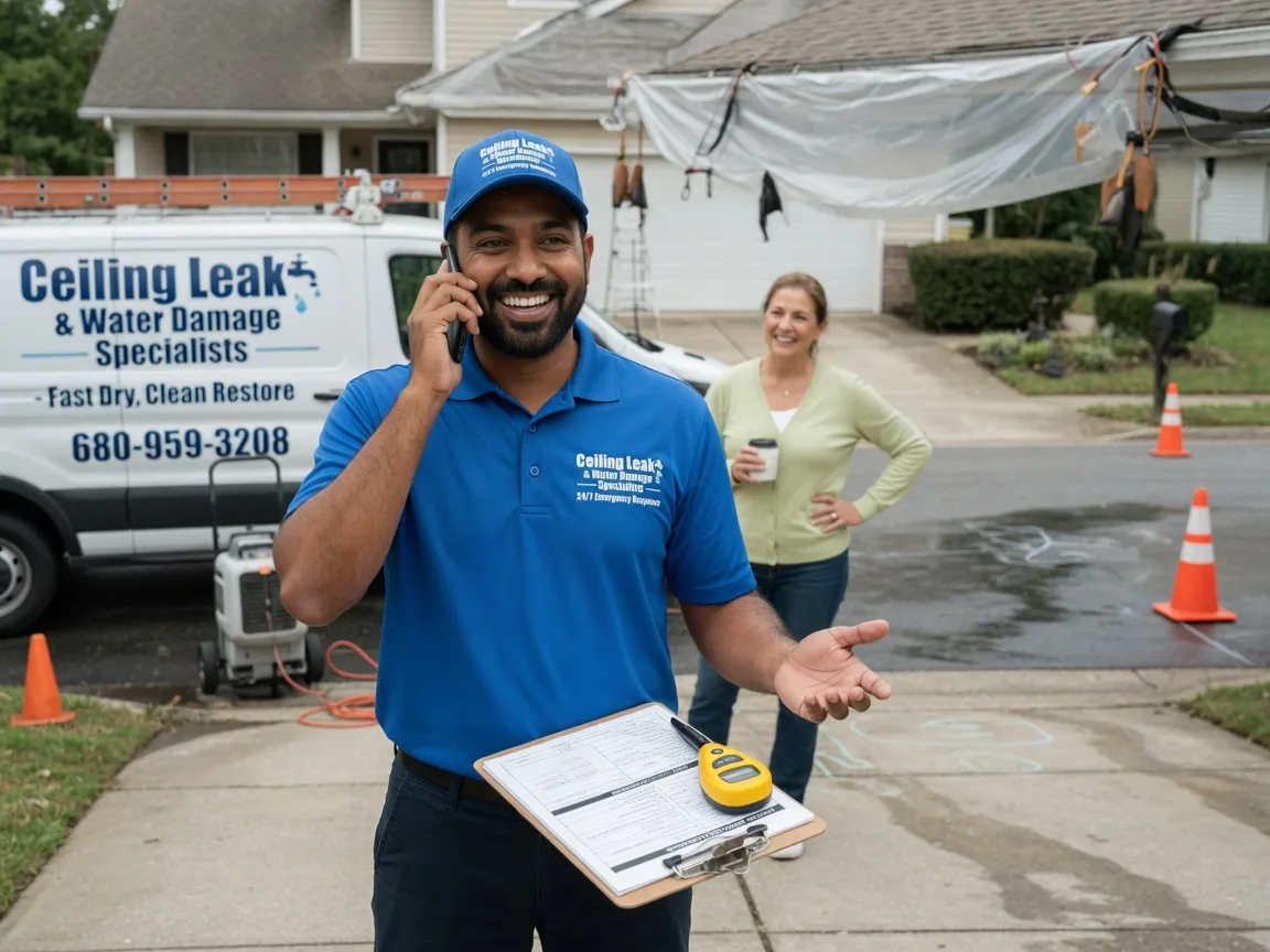 Ceiling Leak Cleanup Houma, LA FAQs